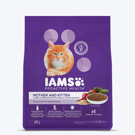 IAMS Proactive Health, Mother & Kitten Dry Premium Cat Food with Chicken - (2-12 Months)
