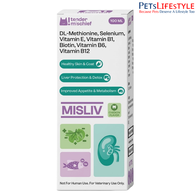 MISLIV Liver & Kidney Support Syrup for Cats 100ml