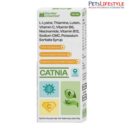 CATNIA Syrup for Cats Immunity Support, Feline Herpesvirus & Respiratory Health