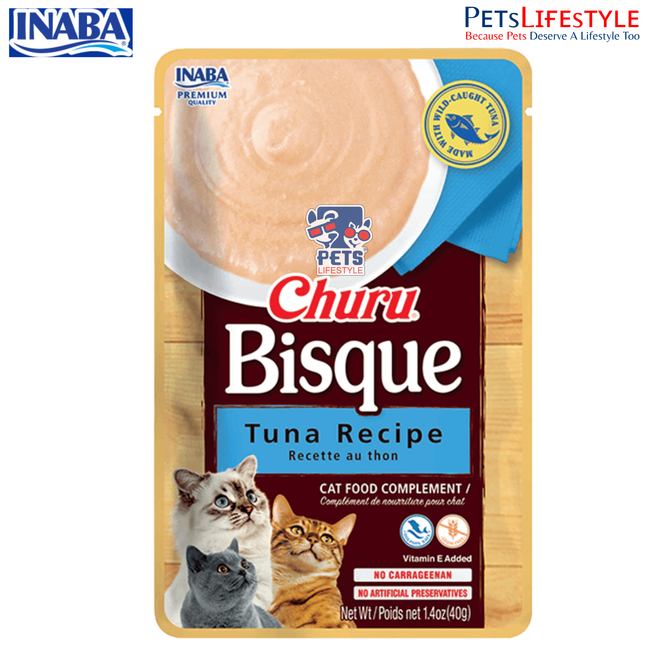 Inaba Churu Bisque Tuna Cat Treat – 40g