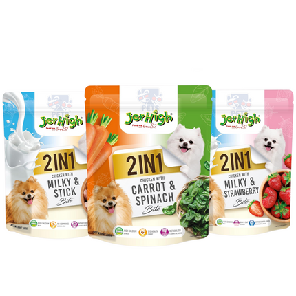 JerHigh 2 in 1 (380g) TREATS
