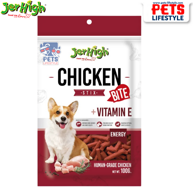 Jerhigh Chicken Stix Bite 100 gm