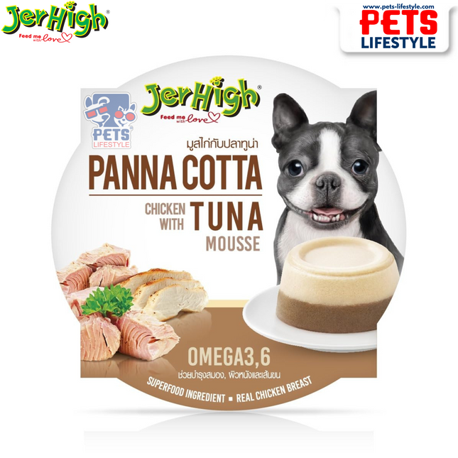 JerHigh Panna Cotta Chicken with Tuna Mousse  (70g)