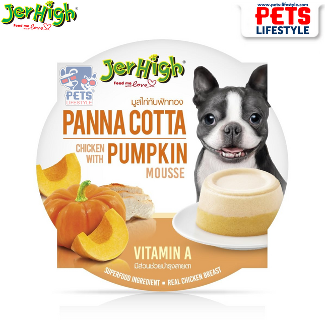 JerHigh Panna Cotta Chicken with Pumpkin Mousse  (70g)