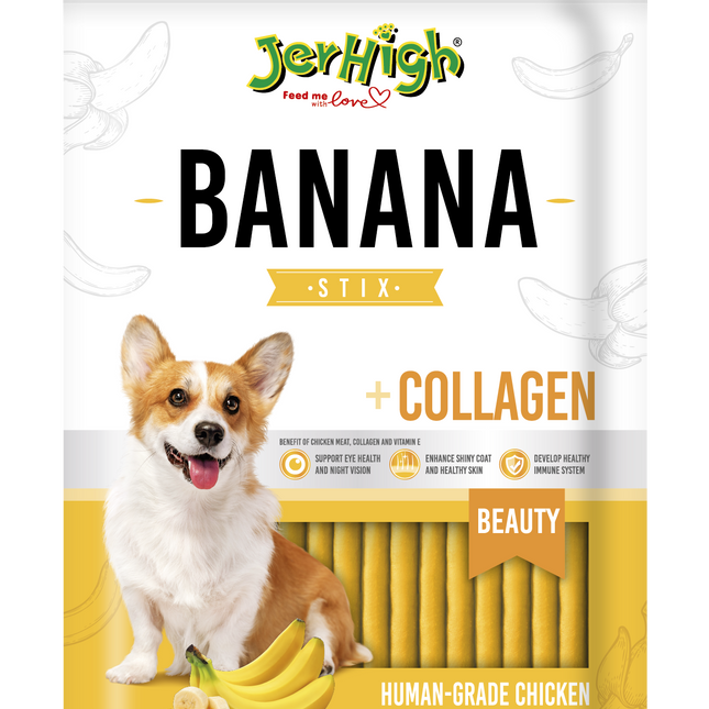 Jerhigh Banana Stix, Puppies and Adult Dog Treats