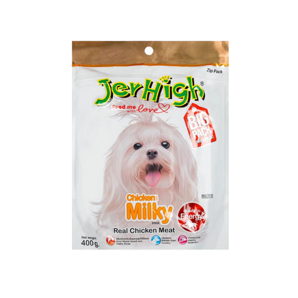 JerHigh Milky Dog Treats with Real Chicken Meat