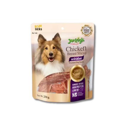 Jerhigh Chicken Breast Sliced Jerky Premium Dog Treat