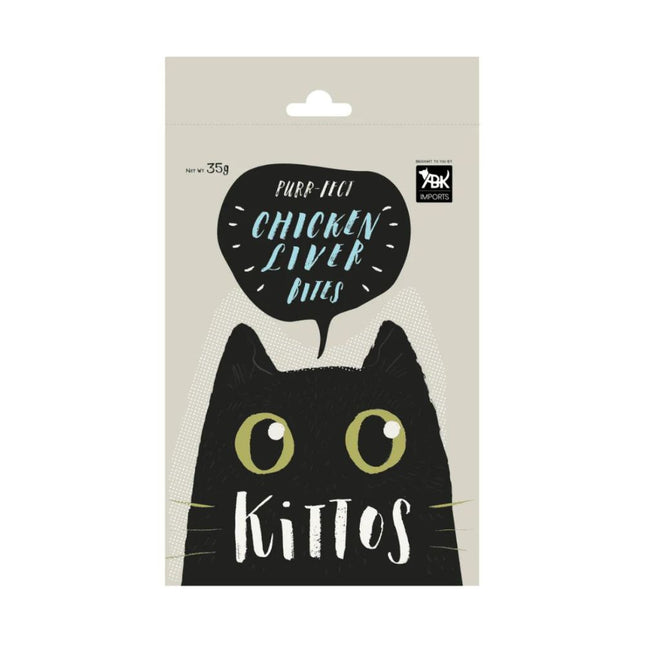 Kittos Purr Fect Chicken Liver Bites Cat Treat