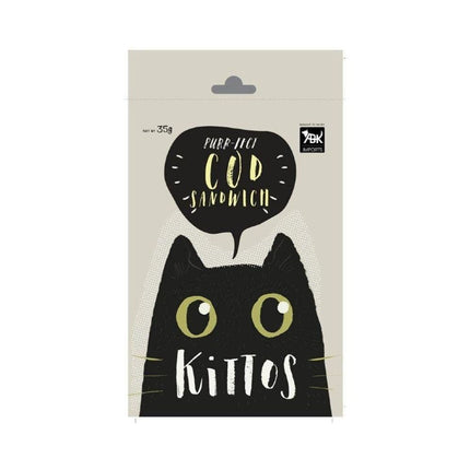 Kittos Purr Fect Cod Sandwich Cat Treats