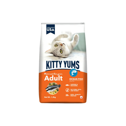 Kitty Yums Ocean Fish Adult (1+ years) Cat Dry Food