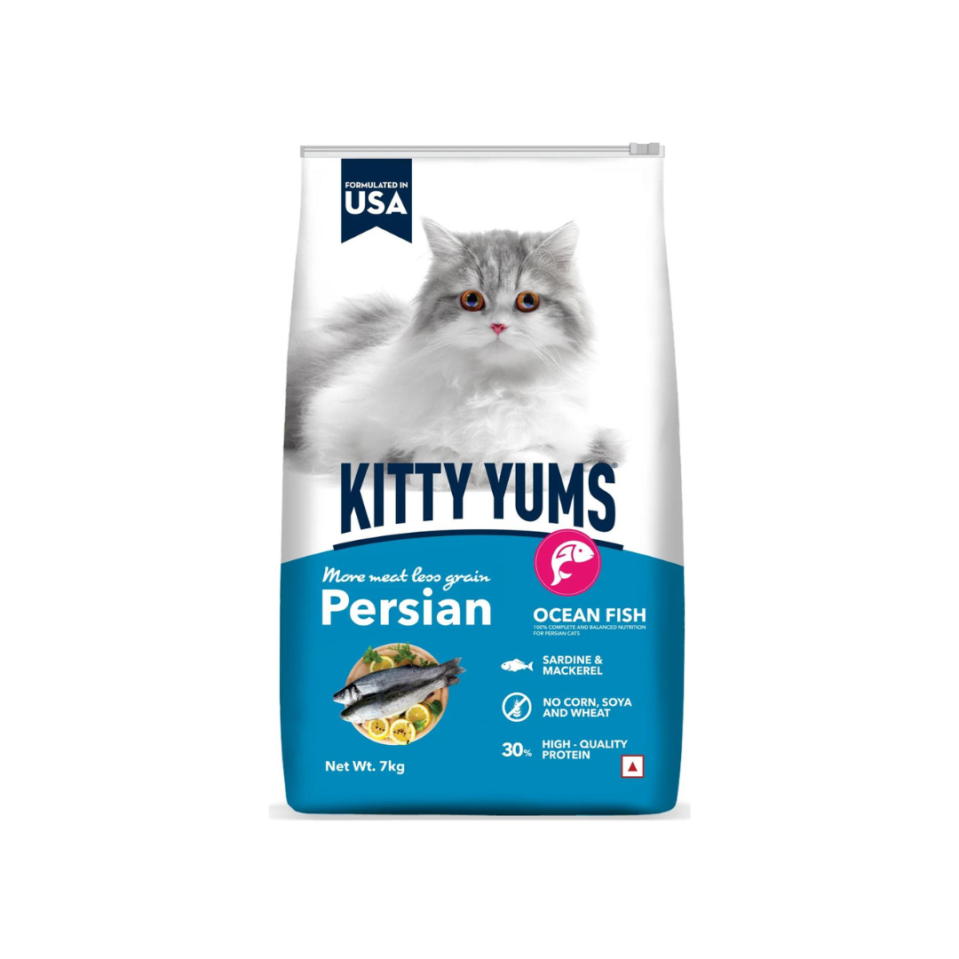 Kitty Yums Ocean Fish Persian Cat Dry Food - Main Image