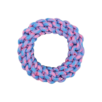 Knotted Cotton Ring Rope Toy for Dogs