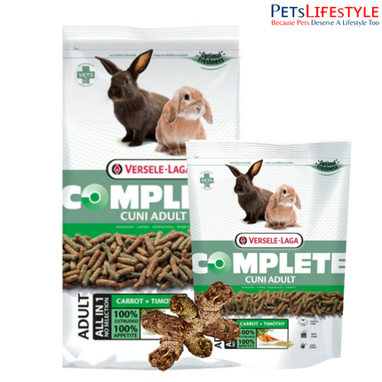Versele Laga Complete Cuni Adult Rabbit Food – Fibre-Rich All-in-One Extrudates