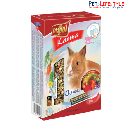 Vitapol Complete Junior Food For Young Rabbits 400g