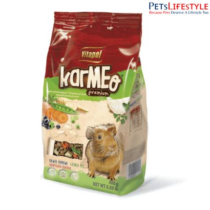 Vitapol Karmeo Guinea Pig Food 400g – Complete Nutrition for Guinea Pigs