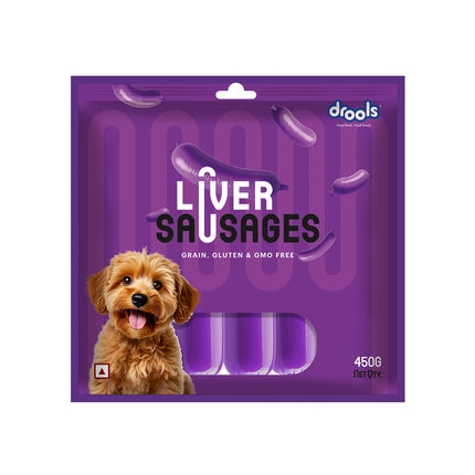 Drools Liver Sausages Dog Treat 450g