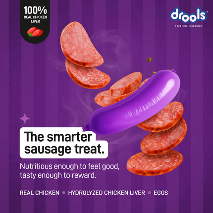 Drools Liver Sausages Dog Treat 450g