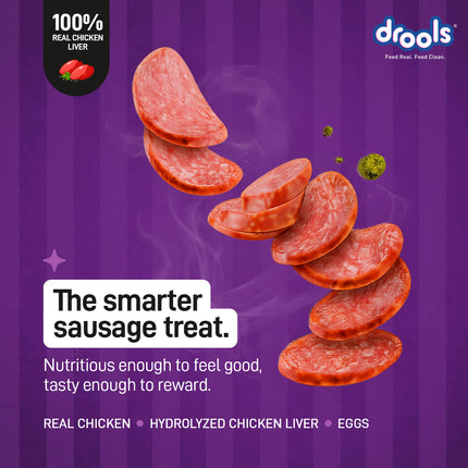 Drools Liver Sausages Dog Treat 450g