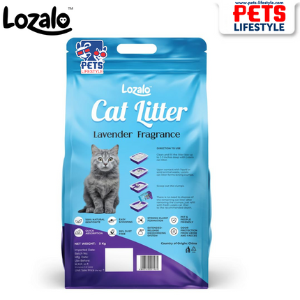 Lozalo Cat Litter (Lavender Fragrance)