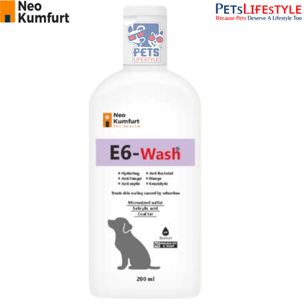Neo Kumfurt E6 Wash Medicated Shampoo for Dogs