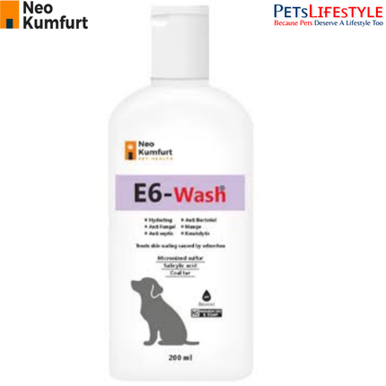 Neo Kumfurt E6 Wash Medicated Shampoo for Dogs