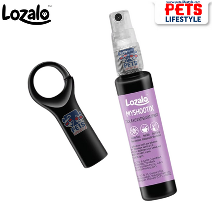 Lozalo MYSHOOTIX – Tick & Flea Repellant Spray for Dogs 22 ml