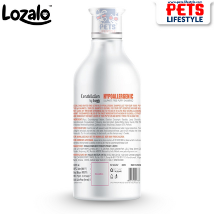 Constellation by Lozalo Hypoallergenic Luxury Puppy Shampoo 300 ml