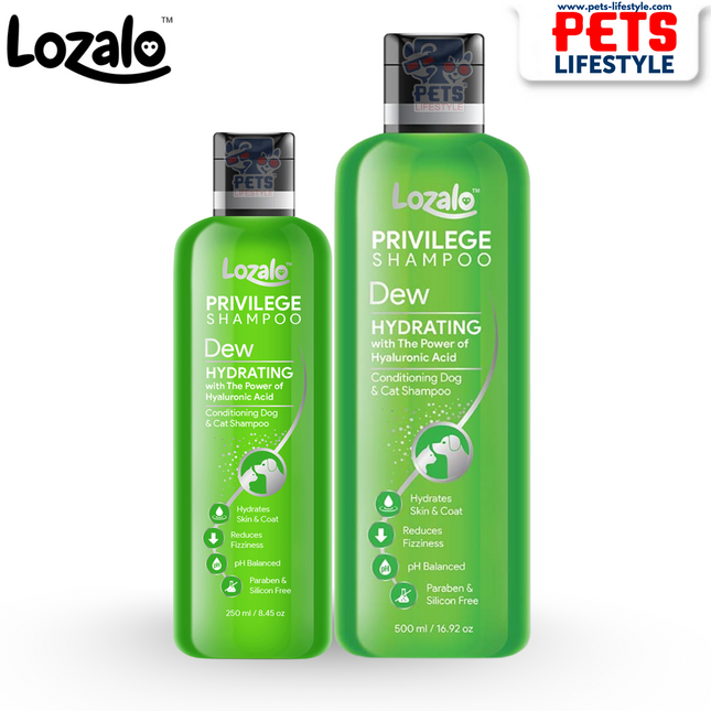 Lozalo Privilege Hydrating Shampoo Dew Fragrance For Dogs & Cats