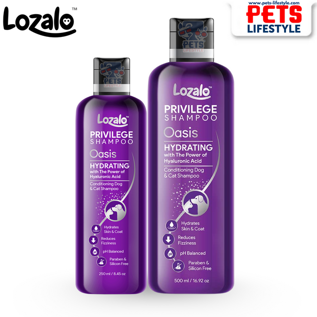 Lozalo Privilege Hydrating Shampoo Oasis Fragrance For Dogs & Cats