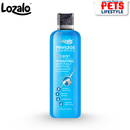 Lozalo Privilege Hydrating Shampoo Ocean Fragrance For Dogs & Cats