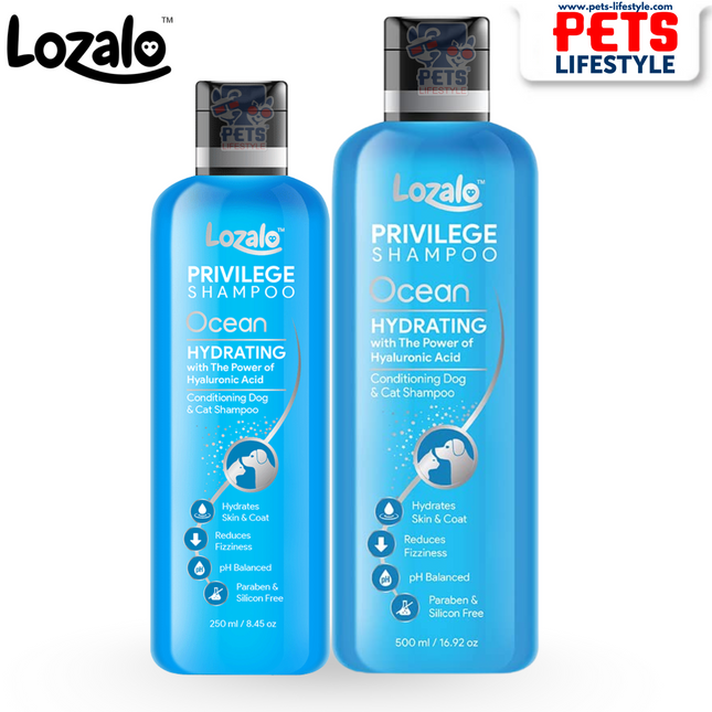 Lozalo Privilege Hydrating Shampoo Ocean Fragrance For Dogs & Cats