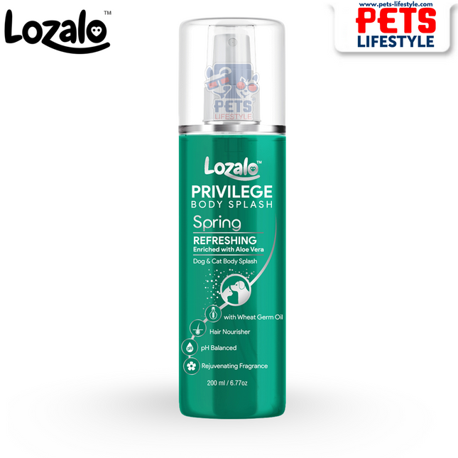 Lozalo Privilege Spring Body Splash Refreshing Grooming Spray 200 ml
