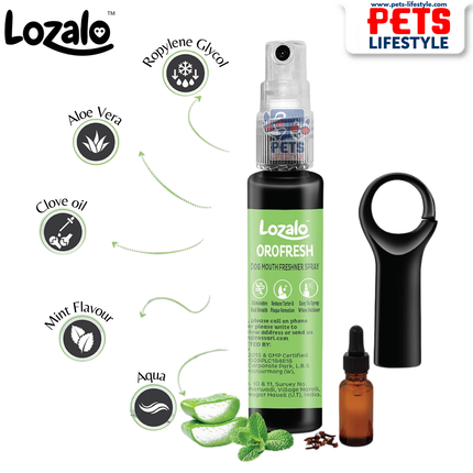 Lozalo Orofresh Dog Mouth Freshener Spray 22 ml