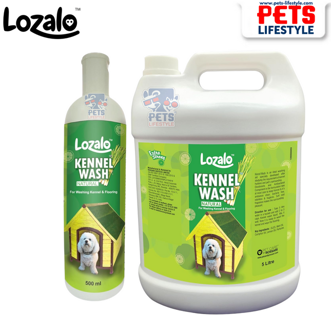 Lozalo Kennel Wash Natural Gentle & Effective Cleaning with a Mild Natural Fragrance