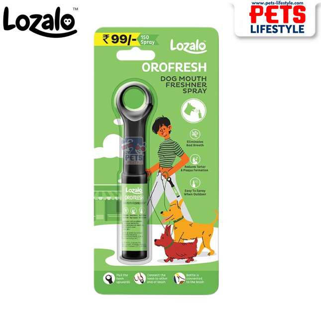 Lozalo Orofresh Dog Mouth Freshener Spray 22 ml