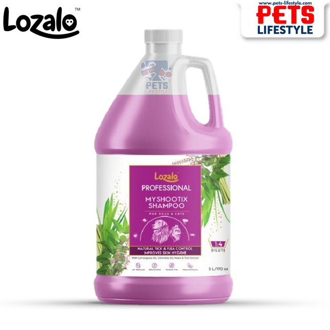 Lozalo Professional MyShootix Shampoo 5L Natural Tick & Flea Control