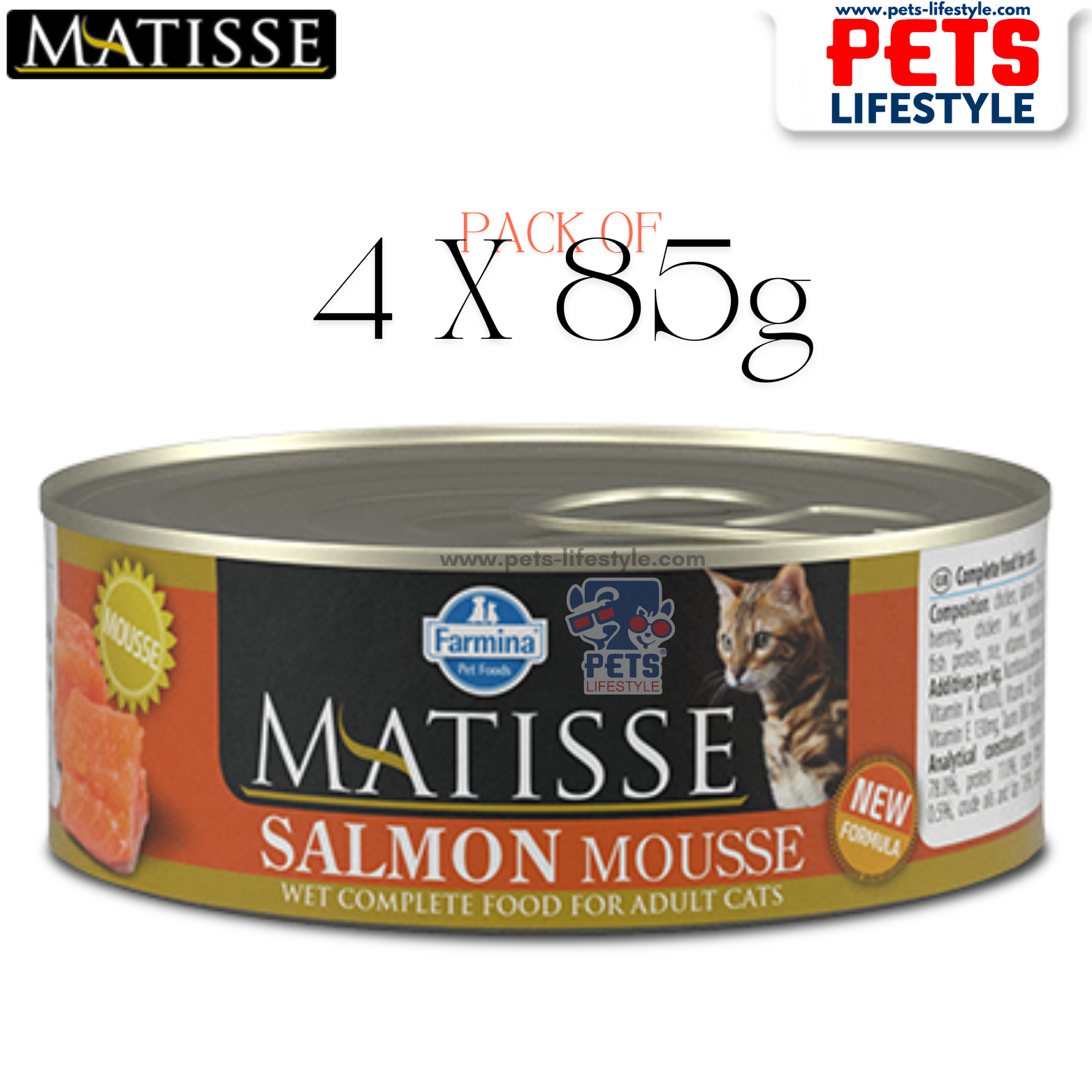 Salmon Pet Shop Farmina Farmina N&D Matisse Neutered Salmon Adult