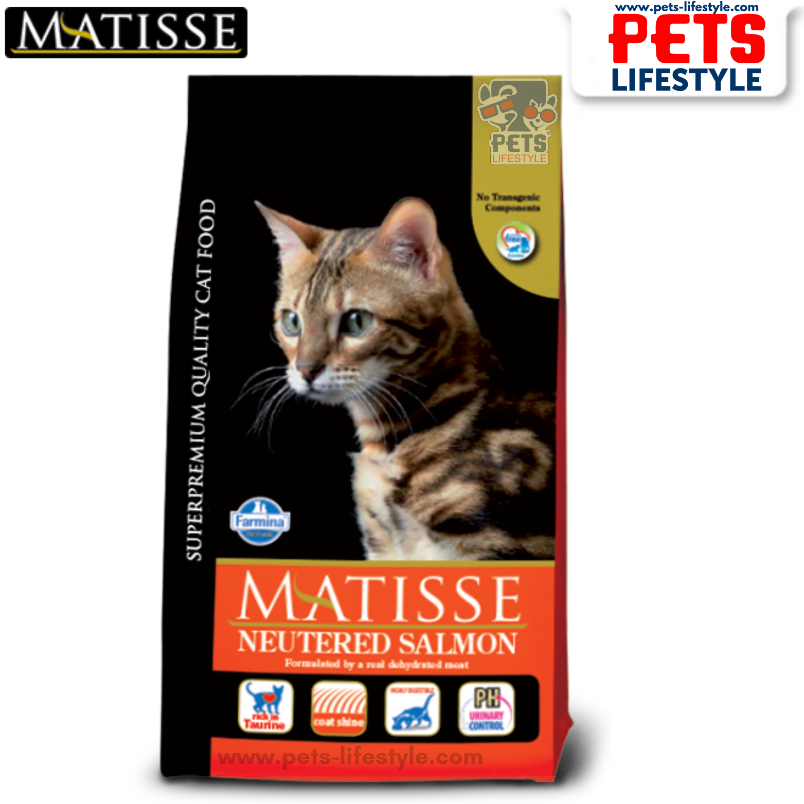 Buy Matisse Neutered Salmon Cat Dry Food Cat Food Pets Lifestyle