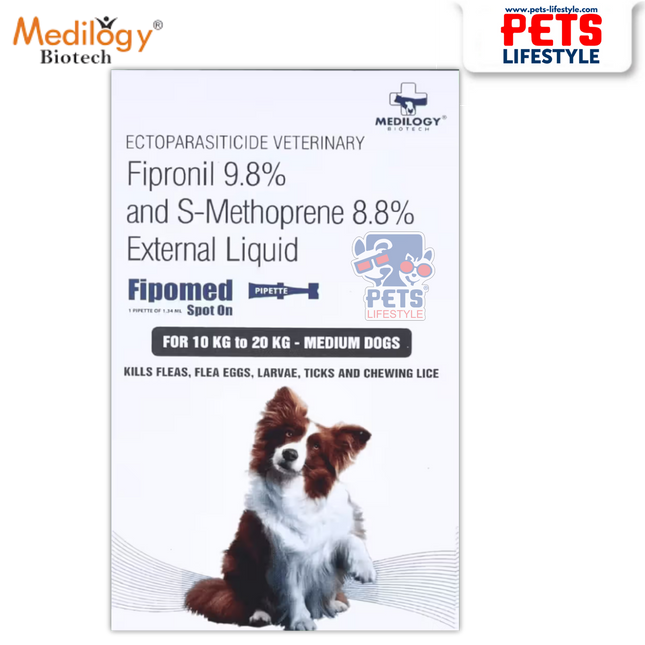 Medilogy Fipomed Spot-On for Medium Dogs (10–20 kg)