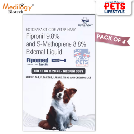 Medilogy Fipomed Spot-On for Medium Dogs (10–20 kg)