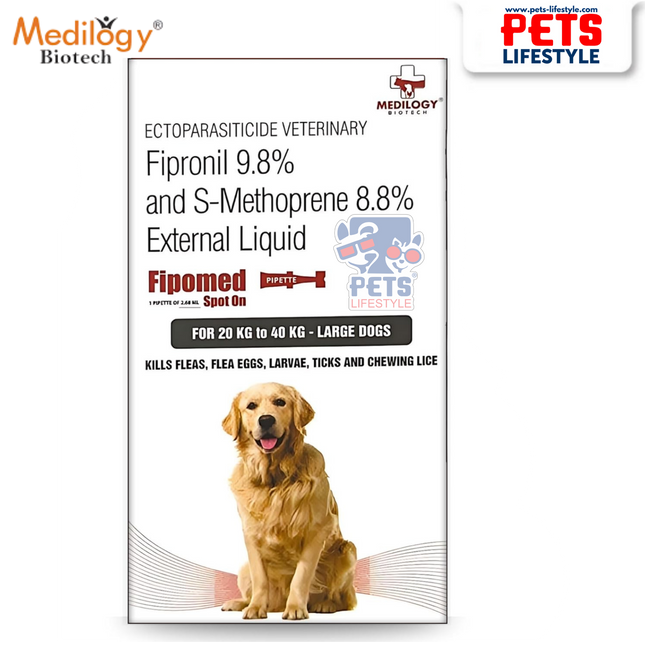 Medliogy Fipomed Spot-On for Large Dogs (20–40 kg)