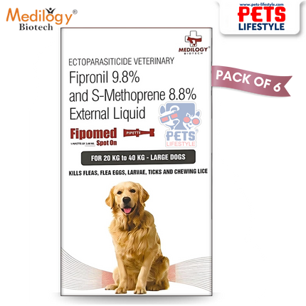 Medliogy Fipomed Spot-On for Large Dogs (20–40 kg)