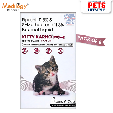Medilogy Kitty Karno Spot-On for Cats & Kittens (0.5 ml Pipette)