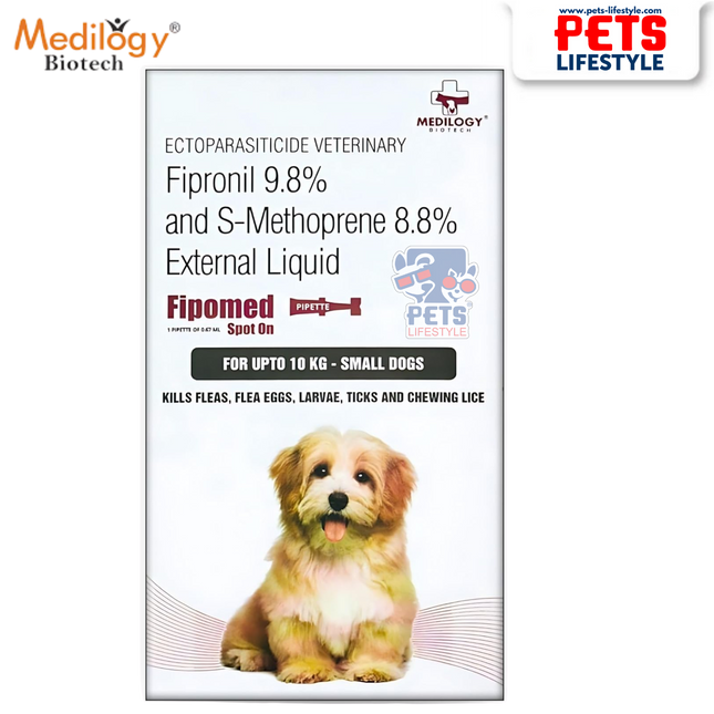 Medilogy Fipomed Spot-On for Small Dogs (Up to 10 kg)