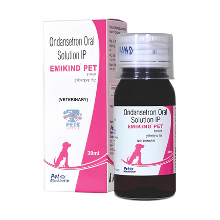 Mankind Emikind Pet Syrup (Ondansetron) for Dogs & Cats (30ml)
