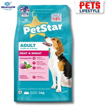 Mankind PetStar Meat & Wheat Adult Dog Dry Food