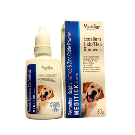 Medilogy Biotech Dog Meditick Powder 30 g