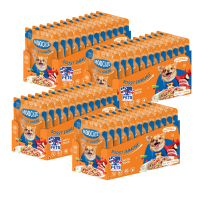 Moochie Boost Immune, With Duck Meat Gravy Wet Dog Food Adults