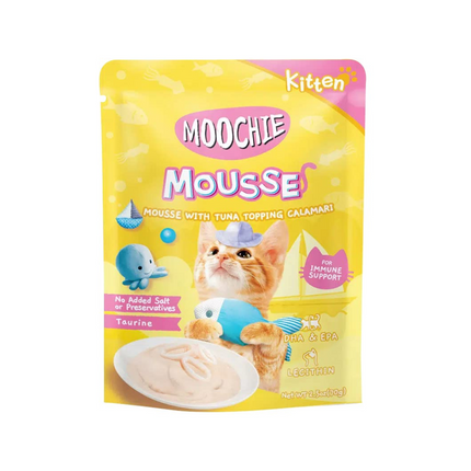 Moochie Mousse with Tuna Topping Calamari Wet Cat Food