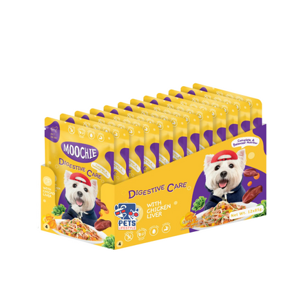 Moochie Digestive Care With Chicken Liver Gravy Wet Dog Food